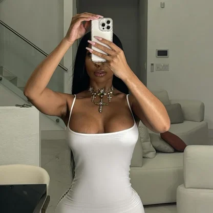 Sexy Hollow Cocktail Dress - Image 2