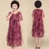 Round Neck Elegant Cocktail Dress - Image 2