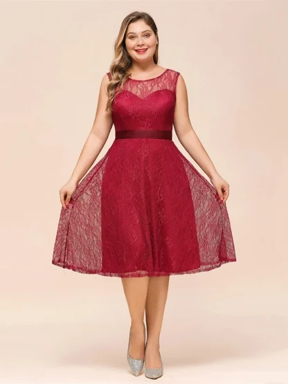 Elegant Tulle Short Cocktail Dress - Image 2