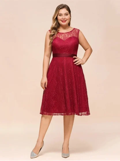 Elegant Tulle Short Cocktail Dress - Image 5
