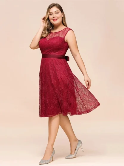 Elegant Tulle Short Cocktail Dress - Image 6