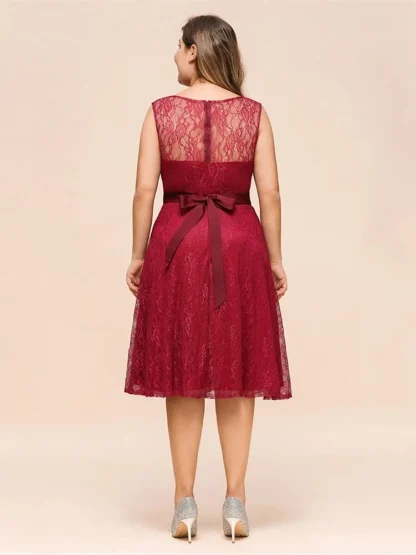 Elegant Tulle Short Cocktail Dress - Image 3