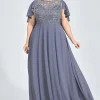 Tunic Cape Wedding Cocktail Dress
