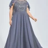 Tunic Cape Wedding Cocktail Dress - Image 5