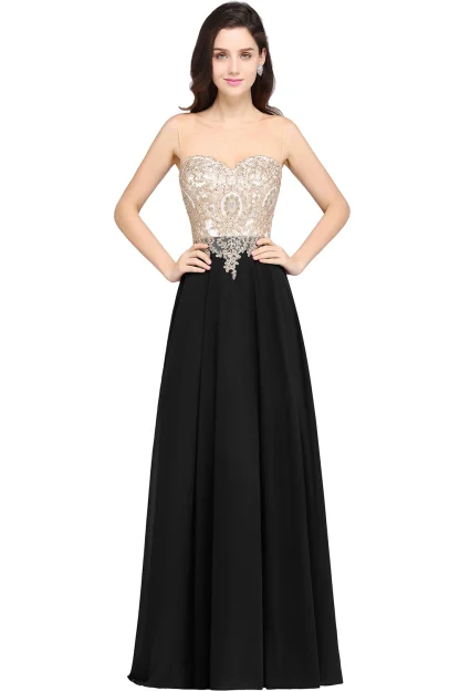 Long A-Line Lace Cocktail Dress - Image 7