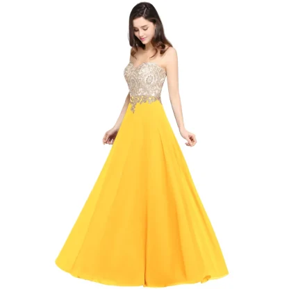 Long A-Line Lace Cocktail Dress - Image 3